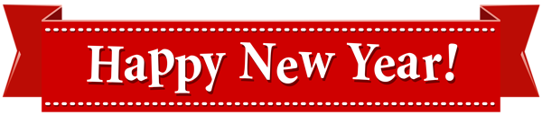 Happy New Year Banner Transparent Clip Art Image | Gallery Yopriceville - High-Quality Free